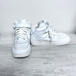 NIKE AIR FORCE Mid Size 2Y White